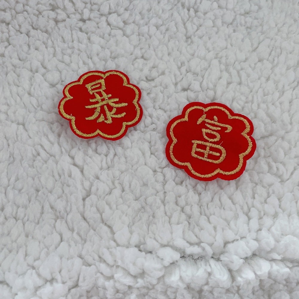💥SALE 3/$15 NEW Get Rich 'Bao Fu' Chinese Hair Clips New Year Good Fortune